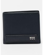 BOSS Portofel pliabil cu detaliu logo Jinko - Albastru ultramarin