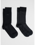BOSS Set de sosete lungi - 2 perechi - Gri antracit