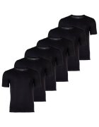BOSS Set de tricouri cu decolteu rotund - 6 piese - Negru