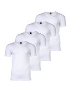 BOSS Set de tricouri slim fit de casa - 4 piese - Alb