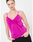 BOSS Top de satin Iecly - Violet tyrian