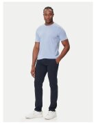 BOSS Tricou barbat albastru - bumbac