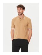 BOSS Tricou barbati - 303673635 - Bumbac - Bej - Bej