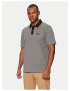 BOSS Tricou barbati - gri - din material bumbac
