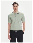 BOSS Tricou barbati verde deschis - bumbac