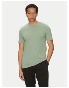 BOSS Tricou barbati verde menta - bumbac