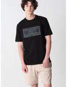 BOSS Tricou cu decolteu la baza gatului si maneci cazute