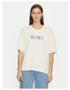 BOSS Tricou dama alb/albastru