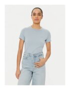 BOSS Tricou dama albastru deschis