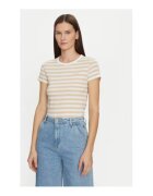BOSS Tricou dama - Bumbac - Bej