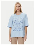 BOSS Tricou pentru dama - Albastru deschis