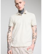 BOSS Tricou polo regular fit cu detaliu logo discret Pio - Bej deschis