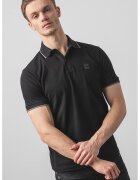 BOSS Tricou polo slim fit Passertip - Negru