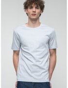 BOSS Tricou regular fit cu decolteu la baza gatului Future - Gri deschis