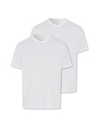 Brax Set de tricouri cu model uni - 2 piese - Alb