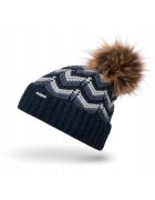 Broedrene Caciula cu ciucure dama - Brodrene - Acril - 55-58 cm - Bleumarin