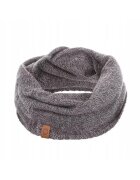 Broedrene Fular circular barbati Brodrene - Acril - 78x40 cm - Gri
