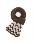 Broedrene Fular dama Brodrene - Acril - 210x40 cm - Maro