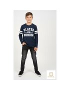 Bumbacel 100 COTTON Bluza cu maneca lunga si imprimeu - din bumbac - pentru baieti