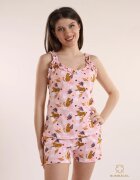 Bumbacel 100 COTTON Pijama cu buline pentru dame