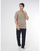 Bumbacel 100 COTTON Tricou bej - uniton pentru barbati - Bej