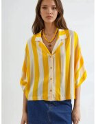 Busem Camasa cu dungi - galben lamaie - material textil -