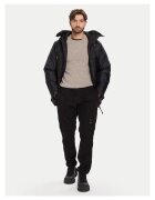 C P Company Geaca de puf barbati negru - fabricata din material de calitate