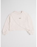 Calvin Klein Bluza regular fit cu decolteu la baza gatului - Bej