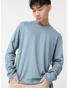 Calvin Klein Bluza uni din bumbac - Albastru petrol