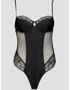 Calvin Klein Body cu segmente din plasa - Negru