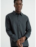 Calvin Klein Camasa regular fit de bumbac cu logo brodat - Gri antracit