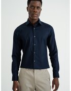 Calvin Klein Camasa slim-fit cu model uni - Albastru ultramarin