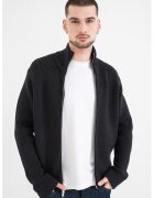 Calvin Klein Cardigan din amestec de lana cu fermoar - Negru