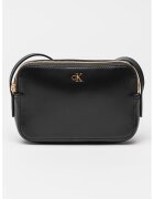 Calvin Klein Geanta crossbody de piele ecologica cu bareta ajustabila - Negru