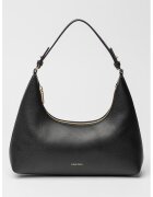 Calvin Klein Geanta de piele ecologica cu bareta detasabila de umar Foil - Auriu/Negru