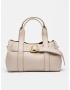 Calvin Klein Geanta din piele ecologica cu bareta de uamr si catarama decorativa - Bej
