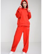 Calvin Klein Hanorac din amestec de bumbac cu maneci cazute - Portocaliu inchis