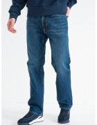 Calvin Klein Jeans Blugi cu aspect decolorat - Albastru inchis