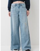 Calvin Klein Jeans Blugi cu croiala ampla Broadway - Albastru deschis
