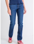 Calvin Klein Jeans Blugi slim fit cu talie medie - Albastru inchis