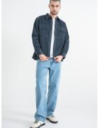 Calvin Klein Jeans Camasa cu buzunare pe piept - Gri carbune