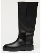 Calvin Klein Jeans Cizme din piele Concave - Negru/Negru stins