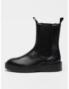 Calvin Klein Jeans Ghete Chelsea de piele - Negru