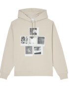 Calvin Klein Jeans Hanorac barbati - Bumbac - Multicolor - Crem