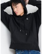 Calvin Klein Jeans Hanorac cu snur de ajustare si buzunar kangaroo - Negru