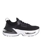 Calvin Klein Jeans Pantofi sport low-cut cu insertii din material textil - Alb/Negru