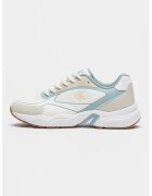 Calvin Klein Jeans Pantofi sport retro - pentru tenis - Alb/Albastru pastel/Grej