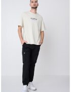 Calvin Klein Jeans Tricou de bumbac cu logo brodat - Crem