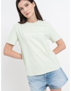 Calvin Klein Jeans Tricou de bumbac cu logo - Verde feriga