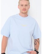 Calvin Klein Jeans Tricou lejer cu imprimeu logo - Albastru pal